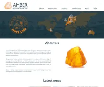Amberbev.com(Amber Beverage Group) Screenshot