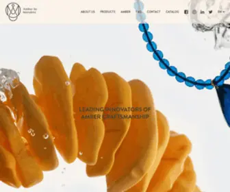 Amberbymazukna.com(Leading innovators of amber jewelry craftsmanship) Screenshot