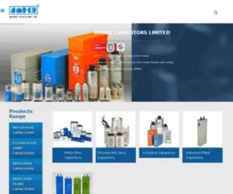 Ambercaps.com(Amber Capacitors) Screenshot