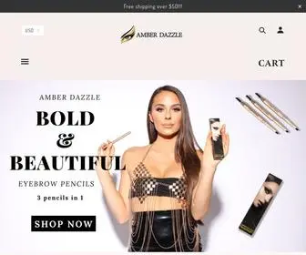 Amberdazzle.com(Amber Dazzle Cosmetics l Lipsticks) Screenshot