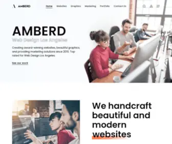 Amberddesign.com(Web Design Los Angeles) Screenshot