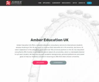 Amberedu.co.uk(Amber Education UK) Screenshot