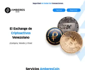 Amberescoin.com(Amberes) Screenshot