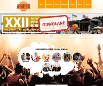 Amberfestival.pl(Summer Amber Festival) Screenshot