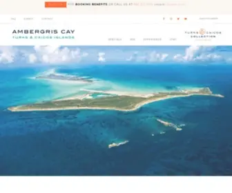 Ambergriscay.com(Ambergris Cay) Screenshot