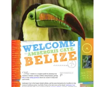 Ambergriscaye.com(Belize) Screenshot