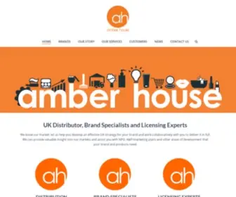 Amberhouseltd.co.uk(UK Distributor & Brand Specialist) Screenshot