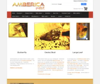Ambericawest.com(Dominican and Mexican (Chiapas) Amber With Insects) Screenshot