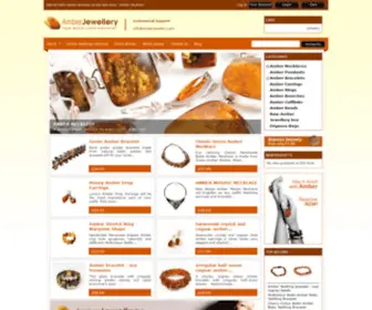 Amberjewellery.pro(Natural baltic amber jewellery at the best price) Screenshot