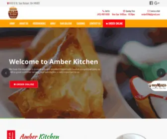 Amberkitchenca.com(Amber Kitchen) Screenshot