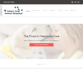 Amberleafah.com(Veterinarian in Winfield) Screenshot