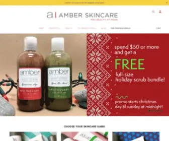 Amberproducts.com(Amber Skincare) Screenshot