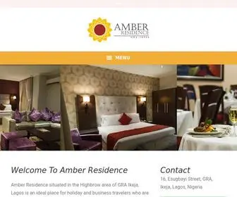 Amberresidenceng.com(Amber Residence) Screenshot