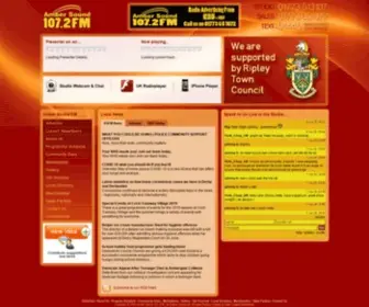 Ambersoundfm.com(Amber Sound 107.2 FM) Screenshot