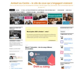 Ambertaucentre.org(Ambert au Centre) Screenshot