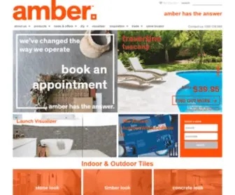 Ambertiles.com.au(Indoor & Outdoor Tiles) Screenshot