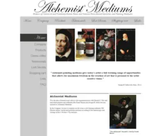 Ambervarnish.com(Alchemist Mediums) Screenshot