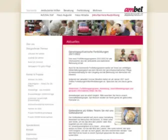 Ambet.de(Ambulante Betreuung in Braunschweig) Screenshot