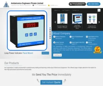 Ambetronics.co.in(Ambetronics Engineers Private Limited) Screenshot