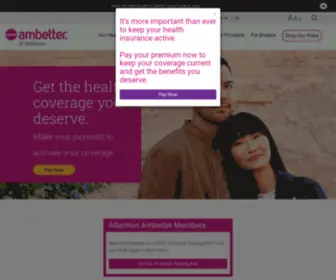 Ambetterofoklahoma.com(Affordable Health Insurance Plans in Oklahoma) Screenshot