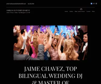 Ambianceentertainmentdj.com(Dallas' Top Bilingual DJ) Screenshot