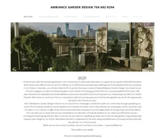 Ambiancegardendesign.com(AMBIANCE GARDEN DESIGNWelcome) Screenshot