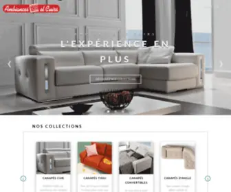 Ambiancesetcuirs.com(Ambiances) Screenshot
