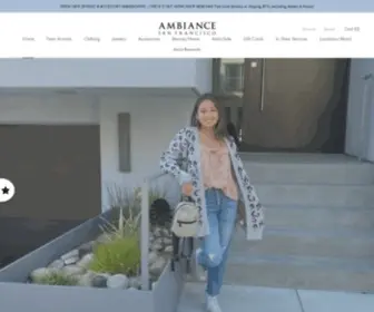 Ambiancesf.com(Ambiance San Francisco) Screenshot
