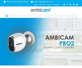 Ambicam.com(Ambicam the Next Generation cloud CCTV surveillance camera) Screenshot