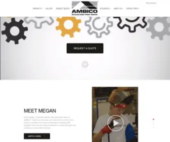 Ambico.com(Acoustic Steel Windows & Doors) Screenshot
