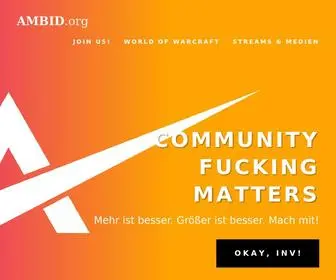 Ambid.org(Community matters) Screenshot