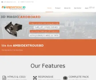 Ambidextrousbd.com(IT firm) Screenshot