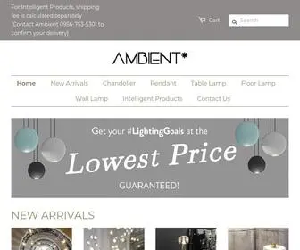 Ambient.com.ph(Ambient Lightings) Screenshot