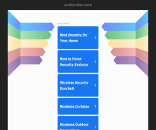 Ambientar.com(ambientar) Screenshot