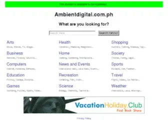 Ambientdigital.com.ph(Ambient Digital Philippines) Screenshot