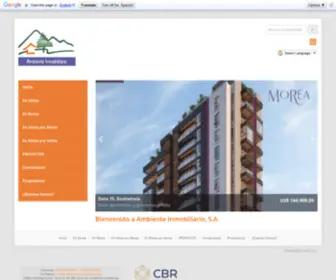 Ambiente-Inmobiliario.com(Bienvenido a Ambiente Inmobiliario) Screenshot