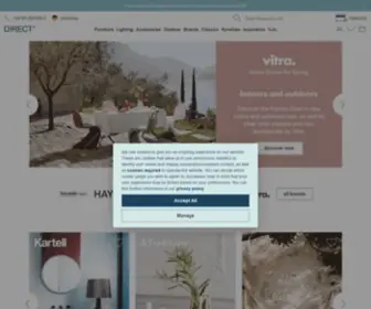 Ambientedirect.com(Design Möbel) Screenshot