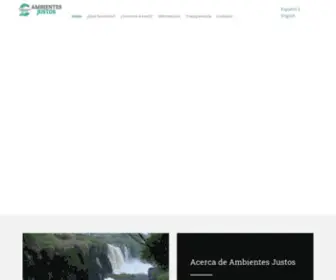 Ambientesjustos.org(Ambientes Justos) Screenshot