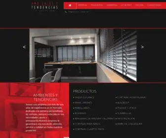 Ambientesytendencias.com(Cortinas y persianas en Medellín) Screenshot