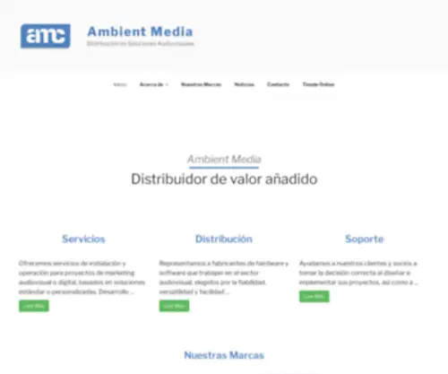 Ambientmedia.es(Ambient Media & Comunicación) Screenshot