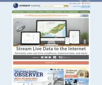 Ambientweather.com(Ambient Weather) Screenshot