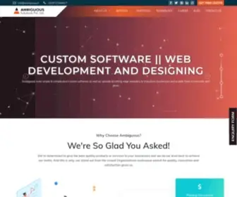 Ambiguousit.com(Ambiguous Solutions Pvt. Ltd) Screenshot