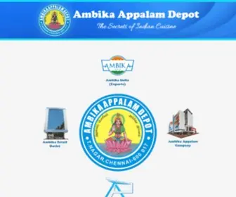 Ambikaappalamdepot.com(Ambika Home) Screenshot