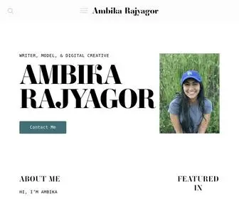 AmbikarajYagor.com(Ambika Rajyagor) Screenshot