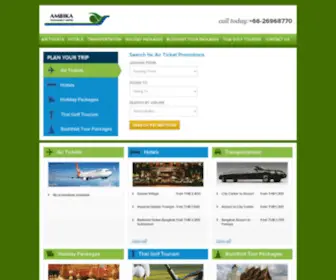 Ambikatours.com(Thailand Tour Operators) Screenshot