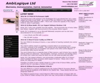 Ambilogique.com(AmbiLogique Ltd) Screenshot