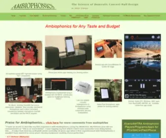 Ambiophonics.org(Ambiophonics) Screenshot