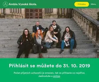 Ambis.cz(Vysoká škola v Praze a Brně) Screenshot
