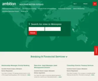 Ambition.com.my(Ambition Global Recruitment Specialist) Screenshot