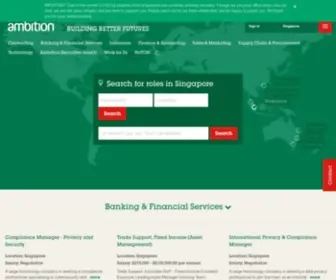 Ambition.com.sg(Ambition Global Recruitment Specialist) Screenshot